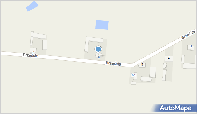 Brzeście, Brzeście, 6, mapa Brzeście