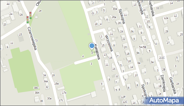 Brzesko, Brzozowa, 2, mapa Brzesko