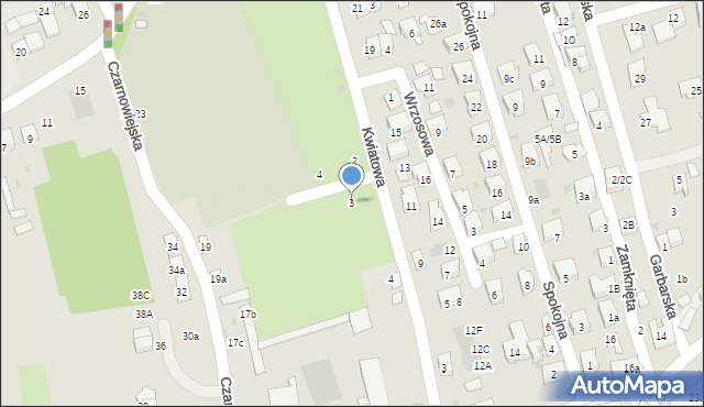 Brzesko, Brzozowa, 3, mapa Brzesko