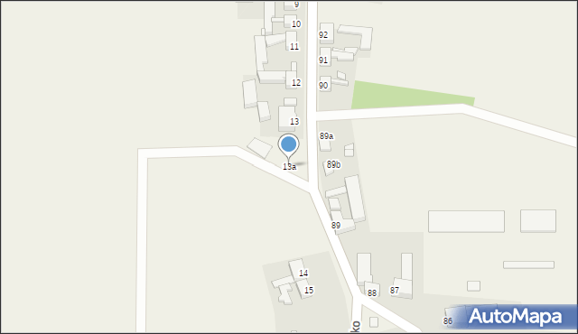 Brzesko, Brzesko, 13a, mapa Brzesko