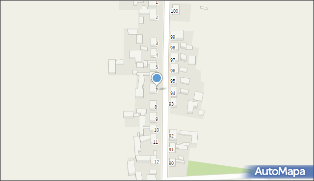 Brzesko, Brzesko, 7, mapa Brzesko