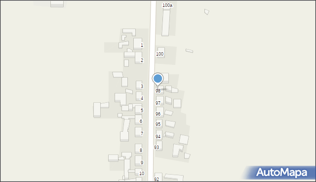 Brzesko, Brzesko, 98, mapa Brzesko