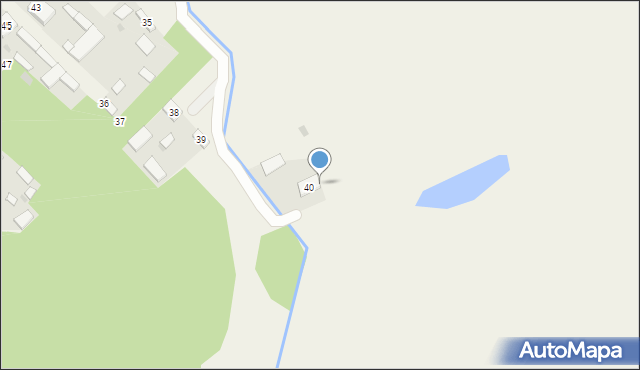 Brzeźce, Brzeźce, 40A, mapa Brzeźce