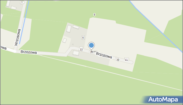 Brzeźce, Brzozowa, 35, mapa Brzeźce