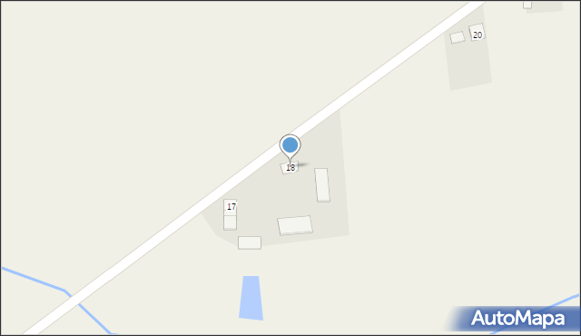 Brzezia, Brzezia, 18, mapa Brzezia