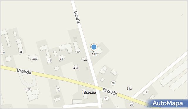 Brzezia, Brzezia, 38b, mapa Brzezia