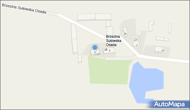 Brzezina Sułowska Osada, Brzezina Sułowska Osada, 5A, mapa Brzezina Sułowska Osada