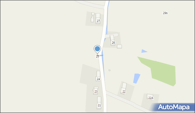 Brzeziniec, Brzeziniec, 25, mapa Brzeziniec