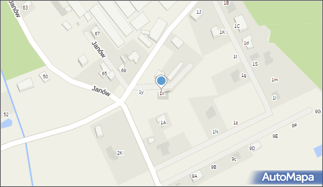 Brzezinka, Brzezinka, 1x, mapa Brzezinka