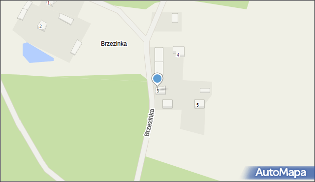 Brzezinka, Brzezinka, 3, mapa Brzezinka