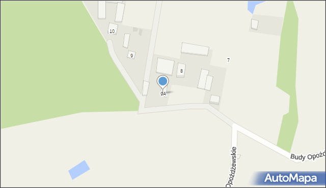 Brzezinki, Brzezinki, 9A, mapa Brzezinki