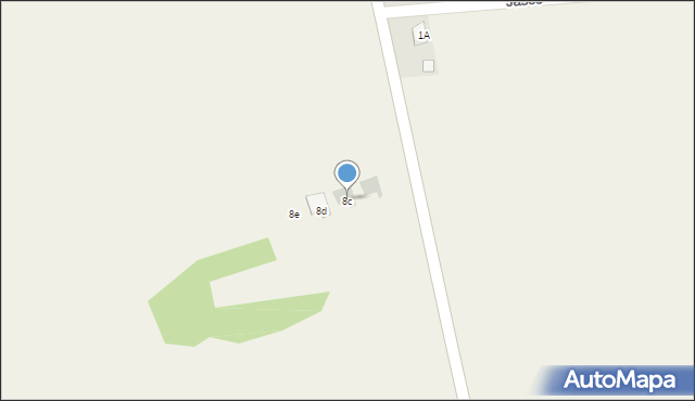 Brzezinki, Brzezinki, 8c, mapa Brzezinki