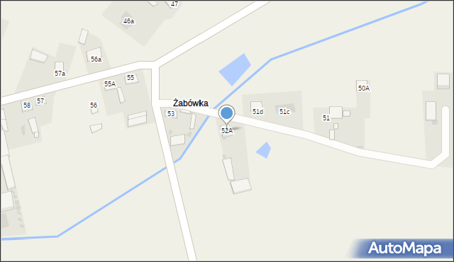 Brzezinki Nowe, Brzezinki Nowe, 52A, mapa Brzezinki Nowe