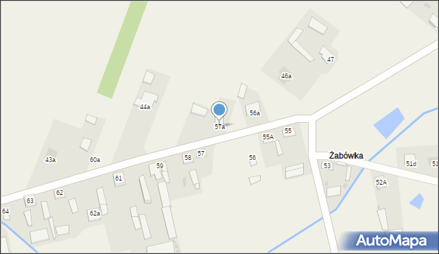 Brzezinki Nowe, Brzezinki Nowe, 57a, mapa Brzezinki Nowe