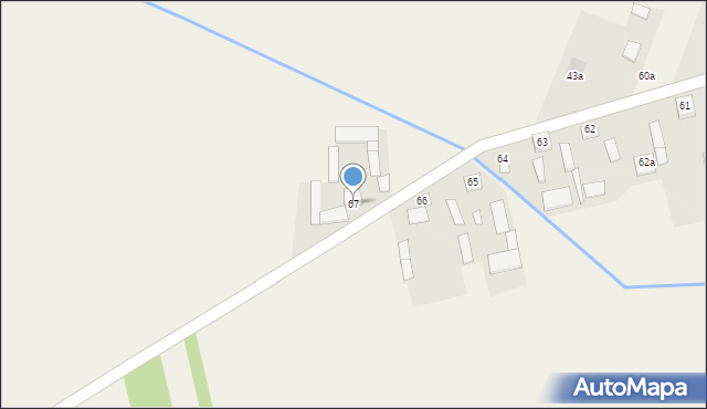 Brzezinki Nowe, Brzezinki Nowe, 67, mapa Brzezinki Nowe