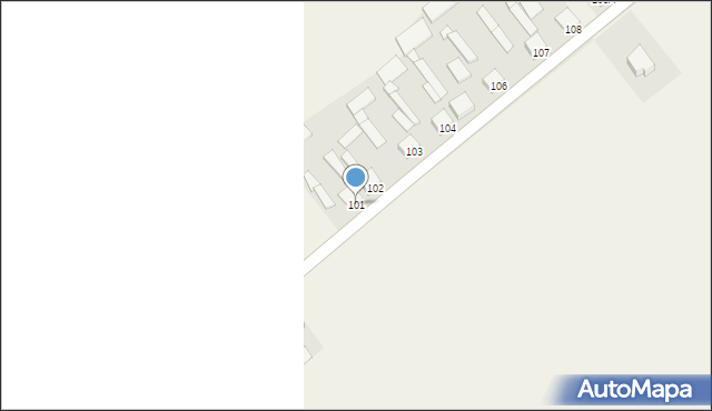 Brzezinki Stare, Brzezinki Stare, 101, mapa Brzezinki Stare