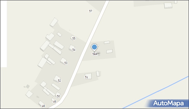 Brzezinki Stare, Brzezinki Stare, 54A, mapa Brzezinki Stare