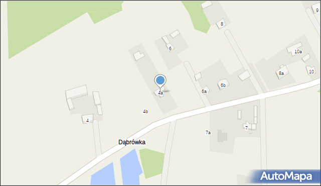 Brzezińskie Holendry, Brzezińskie Holendry, 4a, mapa Brzezińskie Holendry