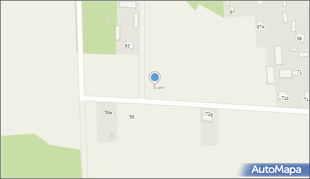 Brzeziny, Brzeziny, 63a, mapa Brzeziny