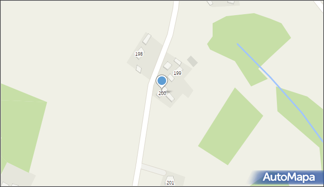 Brzeziny, Brzeziny, 200, mapa Brzeziny