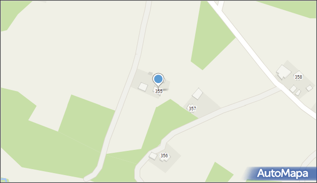 Brzeziny, Brzeziny, 355, mapa Brzeziny