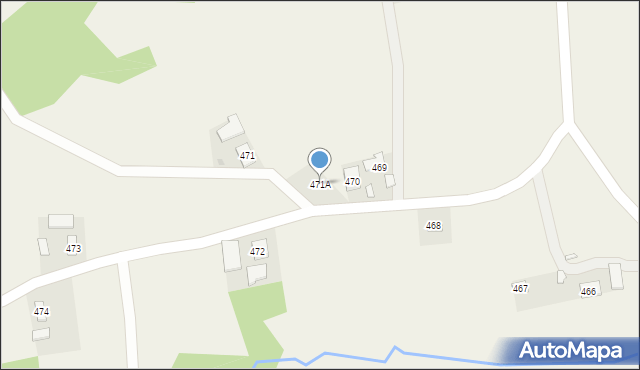 Brzeziny, Brzeziny, 471A, mapa Brzeziny