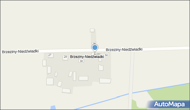 Brzeziny-Janowięta, Brzeziny-Niedźwiadki, 31, mapa Brzeziny-Janowięta