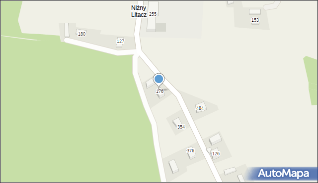 Brzezna, Brzezna, 176, mapa Brzezna