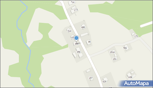 Brzezna, Brzezna, 488, mapa Brzezna