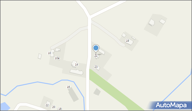 Brzeźnica, Brzozowa, 21, mapa Brzeźnica