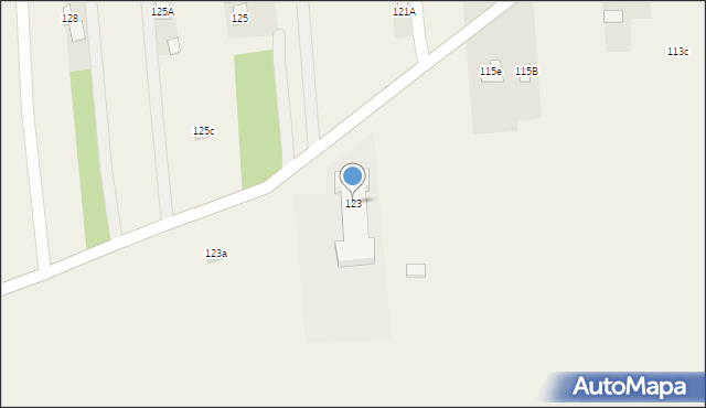 Brzeźnica Bychawska, Brzeźnica Bychawska, 123, mapa Brzeźnica Bychawska