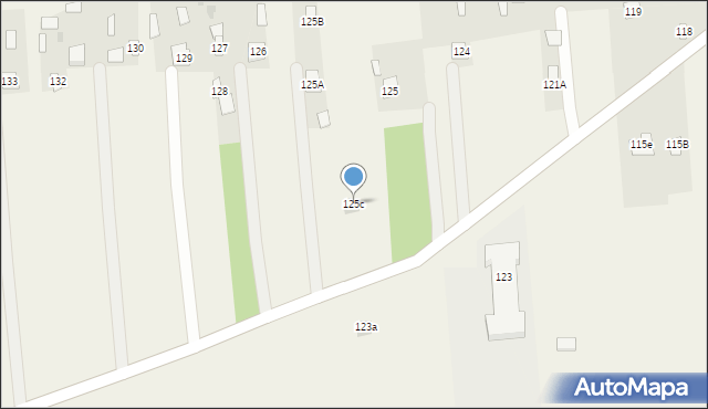 Brzeźnica Bychawska, Brzeźnica Bychawska, 125c, mapa Brzeźnica Bychawska