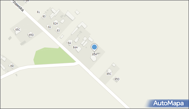 Brzeźnica Bychawska, Brzeźnica Bychawska, 85A, mapa Brzeźnica Bychawska
