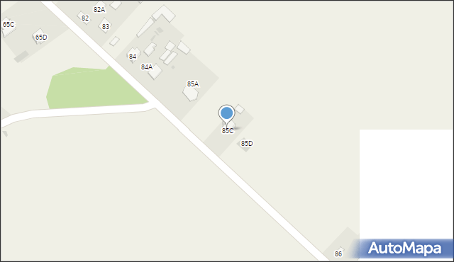 Brzeźnica Bychawska, Brzeźnica Bychawska, 85C, mapa Brzeźnica Bychawska