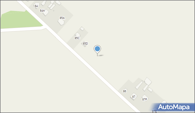 Brzeźnica Bychawska, Brzeźnica Bychawska, 85f, mapa Brzeźnica Bychawska