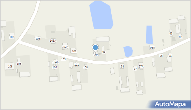 Brzeźnica Bychawska, Brzeźnica Bychawska, 99A, mapa Brzeźnica Bychawska
