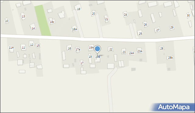 Brzeźnica Bychawska-Kolonia, Brzeźnica Bychawska-Kolonia, 19B, mapa Brzeźnica Bychawska-Kolonia