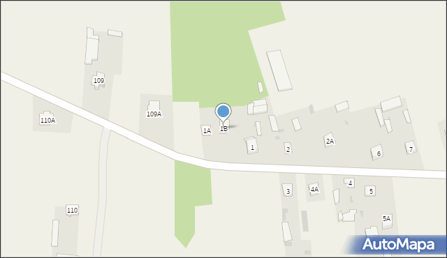 Brzeźnica Bychawska-Kolonia, Brzeźnica Bychawska-Kolonia, 1B, mapa Brzeźnica Bychawska-Kolonia