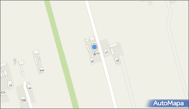 Brzeźnica Bychawska-Kolonia, Brzeźnica Bychawska-Kolonia, 46, mapa Brzeźnica Bychawska-Kolonia