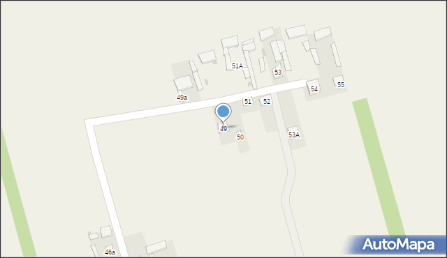 Brzeźnica Bychawska-Kolonia, Brzeźnica Bychawska-Kolonia, 49, mapa Brzeźnica Bychawska-Kolonia