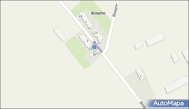 Brzezno, Brzezno, 2a, mapa Brzezno