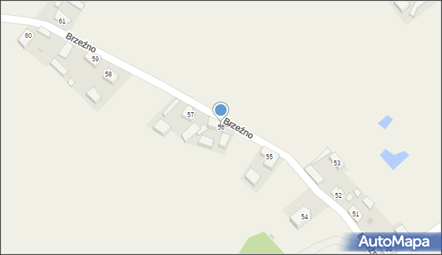 Brzeźno, Brzeźno, 56, mapa Brzeźno