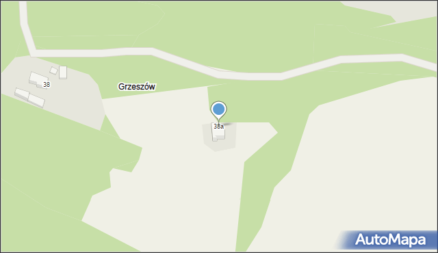 Brzeźno, Brzeźno, 38a, mapa Brzeźno