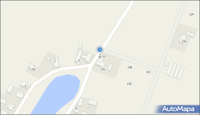 Brzeźno, Brzeźno, 33, mapa Brzeźno