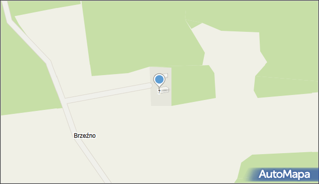 Brzeźno, Brzeźno, 7, mapa Brzeźno