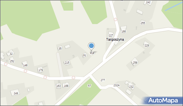 Brzezowa, Brzezowa, 91a, mapa Brzezowa