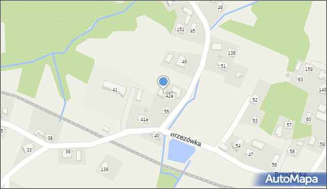 Brzezówka, Brzezówka, 44, mapa Brzezówka