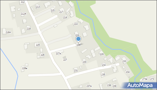 Brzezówka, Brzezówka, 228, mapa Brzezówka