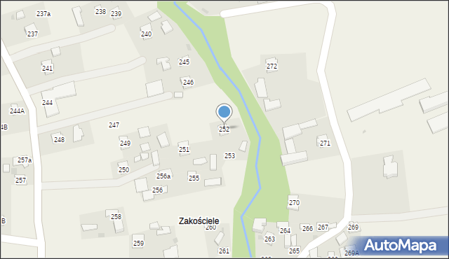 Brzezówka, Brzezówka, 252, mapa Brzezówka