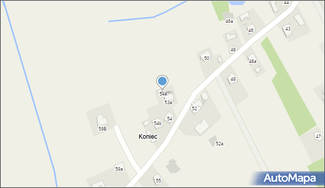 Brzezówka, Brzezówka, 54a, mapa Brzezówka